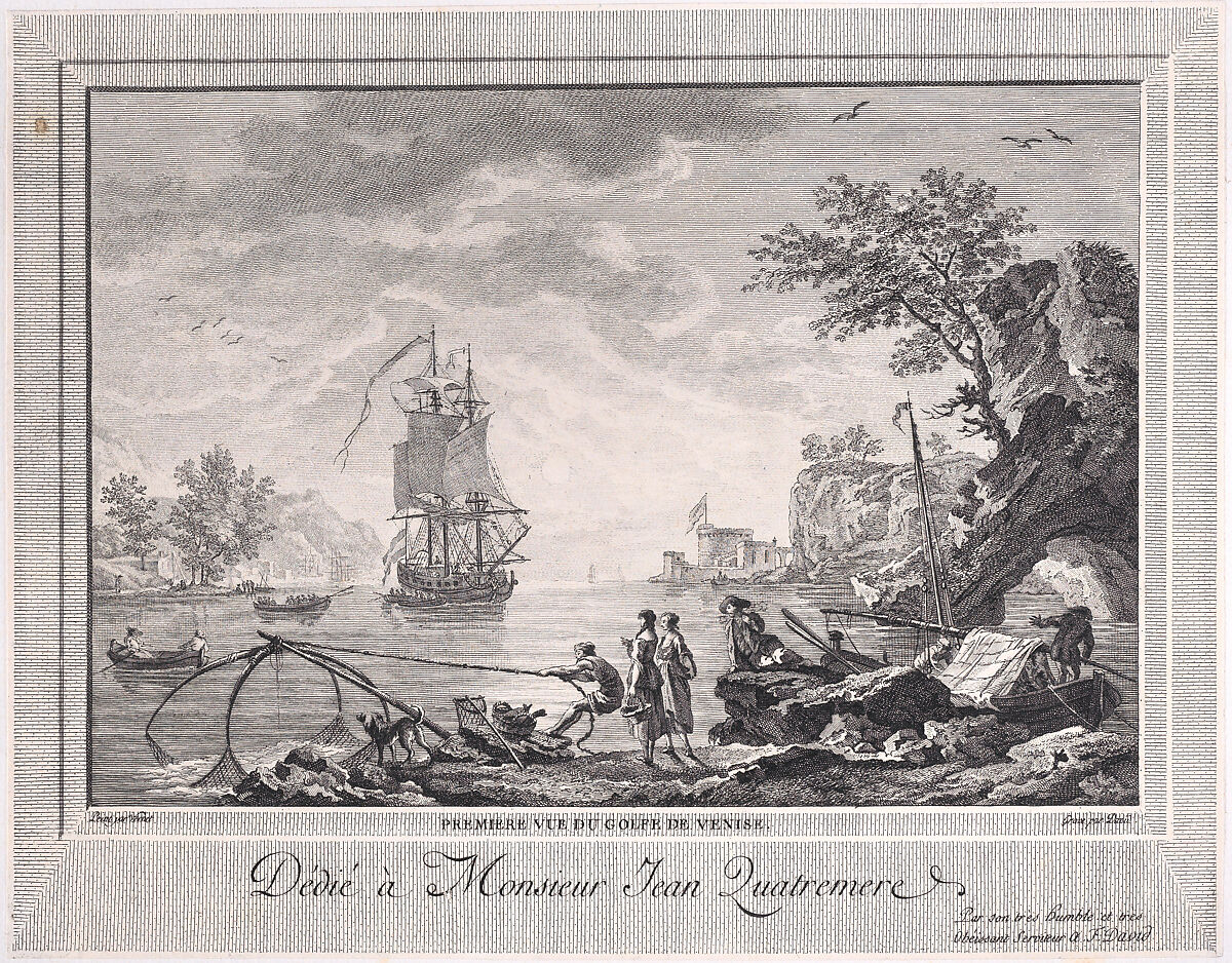First View of the Gulf of Venice, After Joseph Vernet (French, Avignon 1714–1789 Paris), Engraving 
