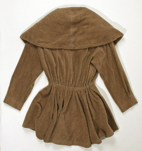 Ensemble, Donna Karan New York (American, founded 1985), (a–d) wool; (e) synthetic fiber; (f) alligator skin, brass; (g, h) suede, American