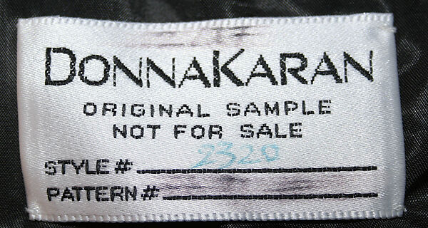 Ensemble, Donna Karan New York (American, founded 1985), (a, c) wool; (b) suede; (d, e) leather, American