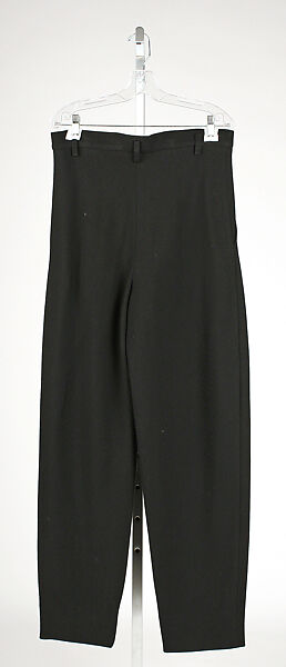 Ensemble, Donna Karan New York (American, founded 1985), (a, c) wool; (b) suede; (d, e) leather, American