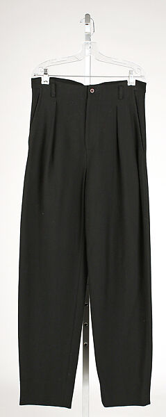 Ensemble, Donna Karan New York (American, founded 1985), (a, c) wool; (b) suede; (d, e) leather, American