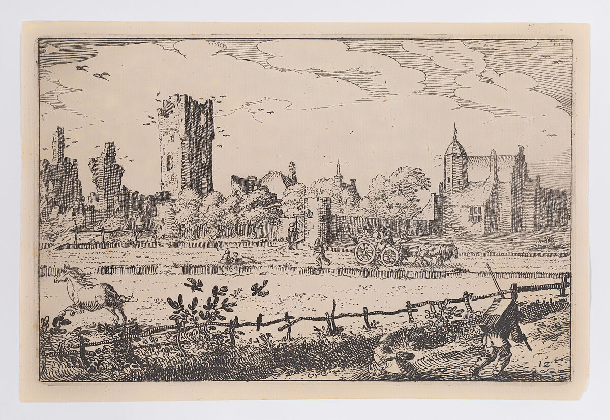 Views of the Surroundings of Haarlem (Beschryvinge ende lof der stad Haerlem in Holland. In rijm bearbeyd: ende met veele oude ende nieuwe stucken buyten dicht uyt verscheyde kroniken, handvesten, brieven, memorien ofte geheugenissen ende diergelijke schriften verklaerd ende bevestigd), Claes Jansz. Visscher (Dutch, Amsterdam 1586–1652 Amsterdam), Engravings and etchings