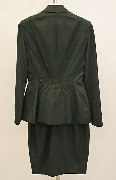 Suit, Mugler (French, founded 1974), wool, French