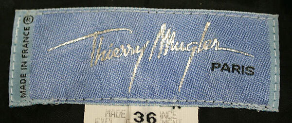 Suit, Mugler (French, founded 1974), polyester, nylon, French