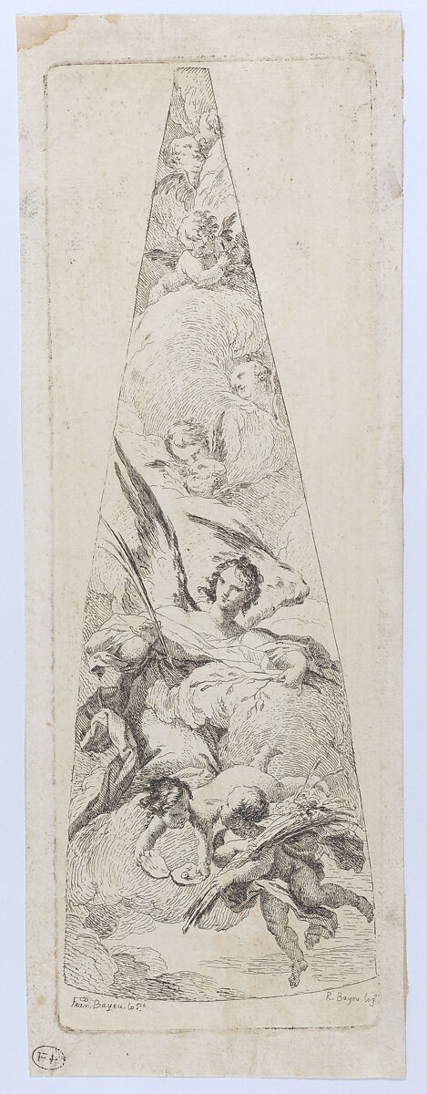 The Attributes of the Virgin, Ramón Bayeu y Subías (Spanish, Zaragoza 1744–1793 Aranjuez), Etching 