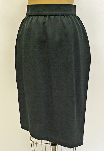 Suit, Mugler (French, founded 1974), (a,b) wool; (c) wool, plastic, French