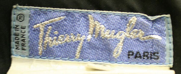 Dress, Mugler (French, founded 1974), synthetic fiber, French