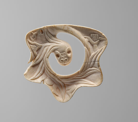 Feathered serpent pendant