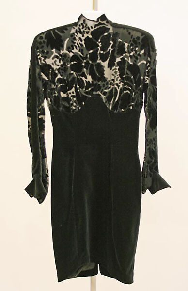 Dress, Mugler (French, founded 1974), silk, French 