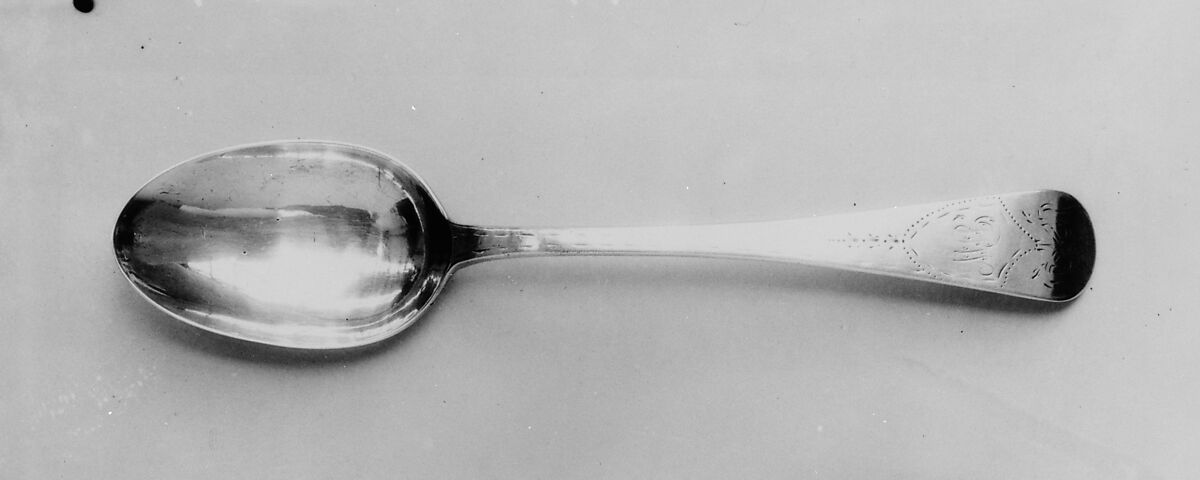 Table Spoon, Paul Revere Jr. (American, Boston, Massachusetts 1734–1818 Boston, Massachusetts), Silver, American 