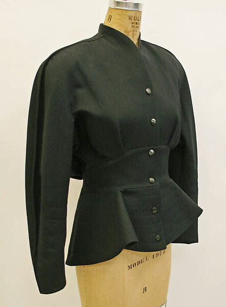 Suit, Mugler (French, founded 1974), wool, French