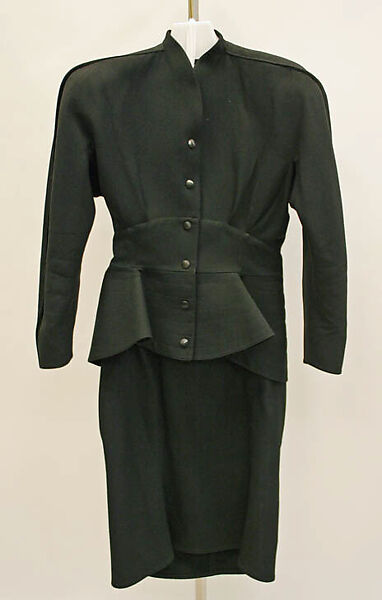 Suit, Mugler (French, founded 1974), wool, French 