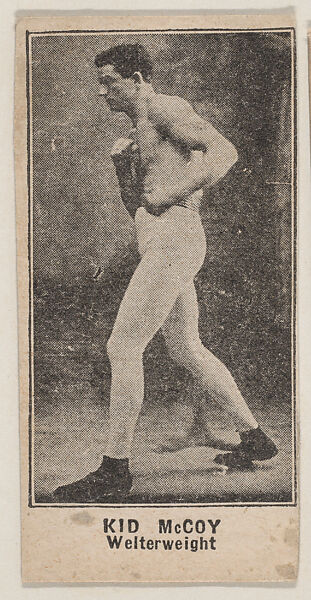 Kid McCoy, Welterweight, from Boxers strip cards (W580), Commercial photolithograph 