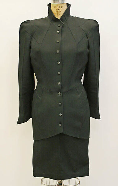 Suit, Mugler (French, founded 1974), wool, French 