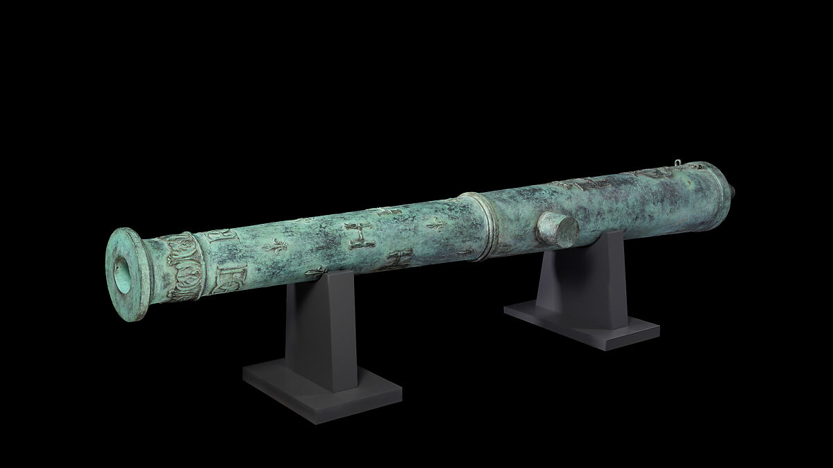 Cannon (Bastard Culverin) Made for Henry II, King of France, Bronze, French