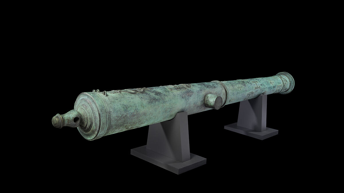 Cannon (Bastard Culverin) Made for Henry II, King of France, Bronze, French