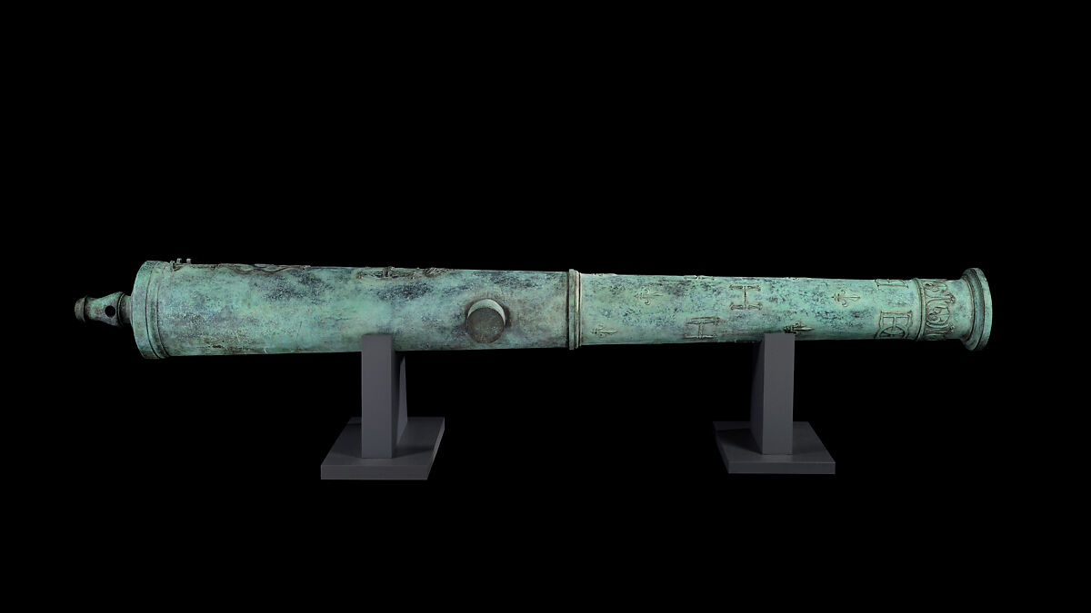 Cannon (Bastard Culverin) Made for Henry II, King of France, Bronze, French