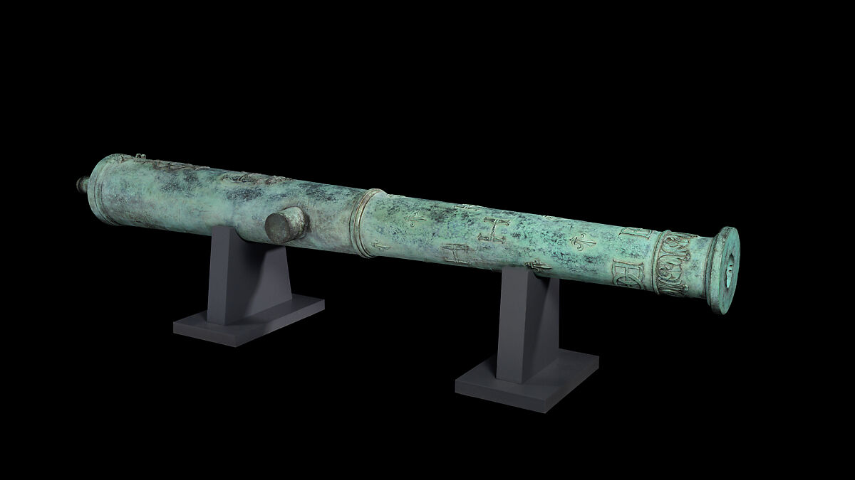 Cannon (Bastard Culverin) Made for Henry II, King of France, Bronze, French