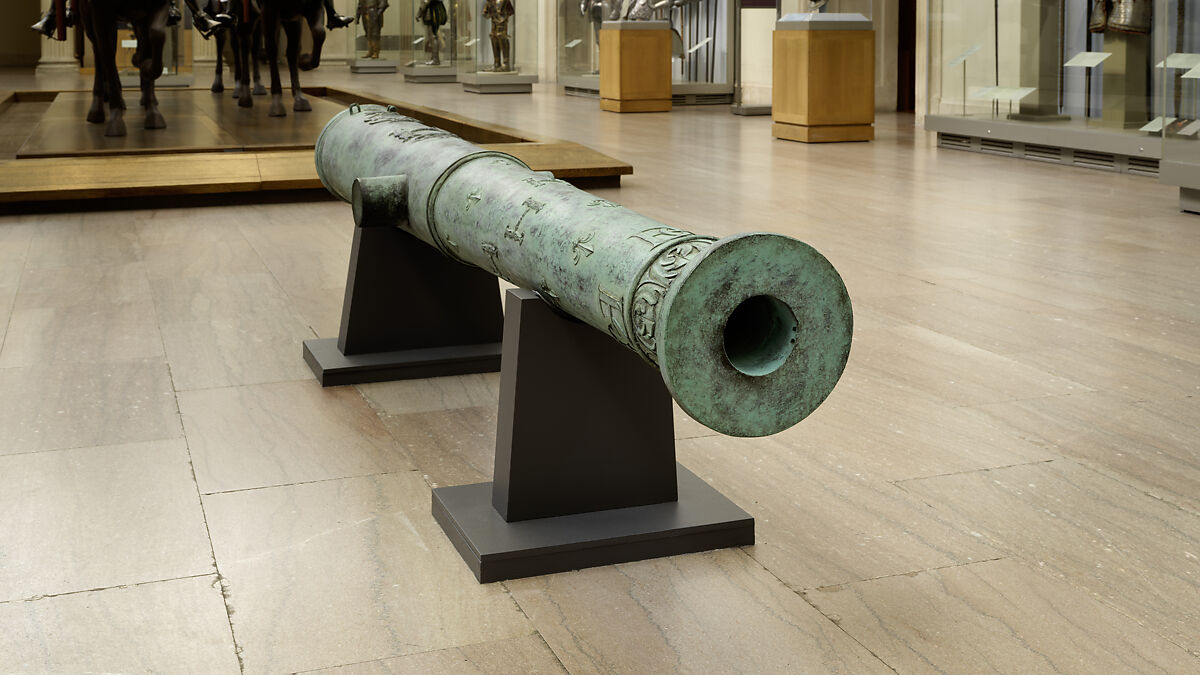 Cannon (Bastard Culverin) Made for Henry II, King of France, Bronze, French