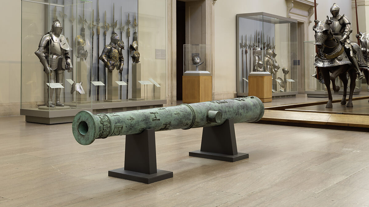 Cannon (Bastard Culverin) Made for Henry II, King of France, Bronze, French
