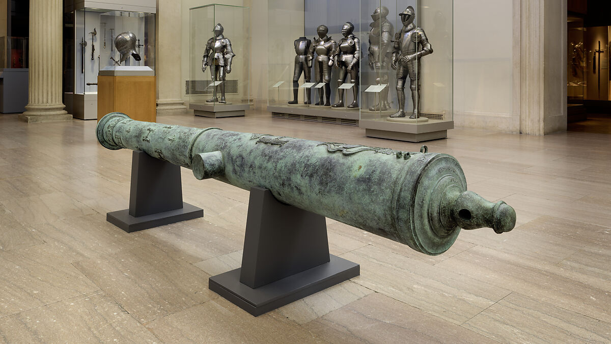 Cannon (Bastard Culverin) Made for Henry II, King of France, Bronze, French