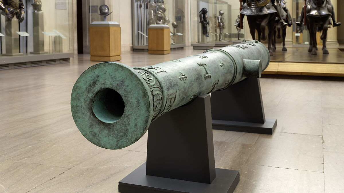 Cannon (Bastard Culverin) Made for Henry II, King of France, Bronze, French