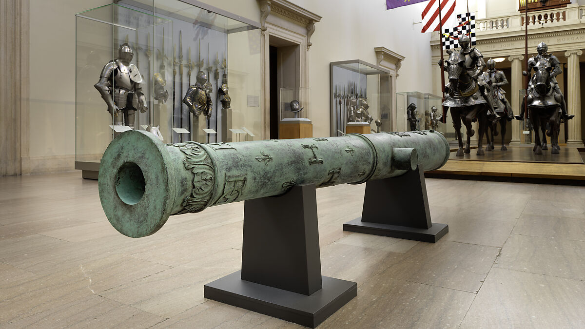 Cannon (Bastard Culverin) Made for Henry II, King of France, Bronze, French