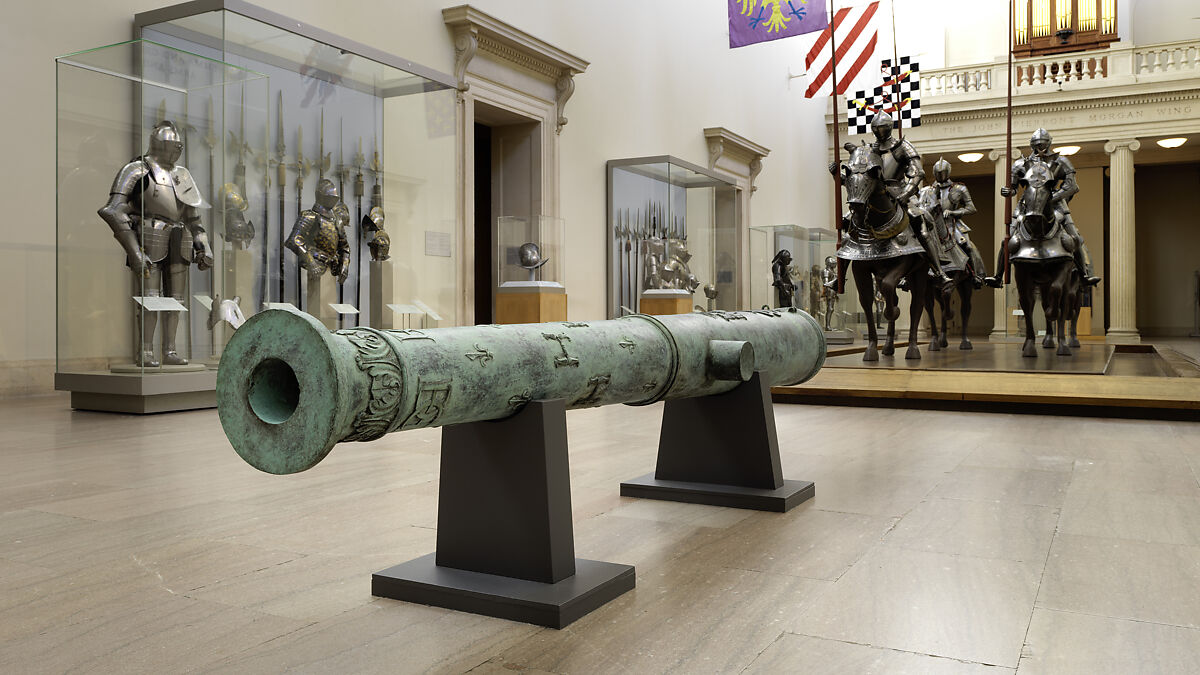 Cannon (Bastard Culverin) Made for Henry II, King of France, Bronze, French