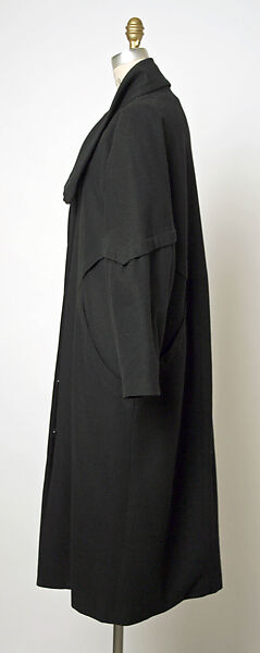 Coat, Ronaldus Shamask (American, born Holland, 1945), wool, American