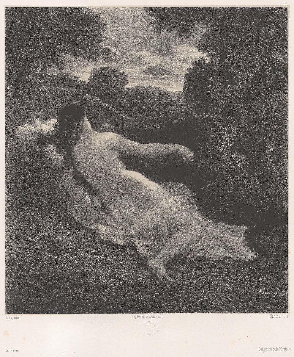 The Dream, After Narcisse-Virgile Diaz de la Peña (French, Bordeaux 1808–1876 Menton), Lithograph 