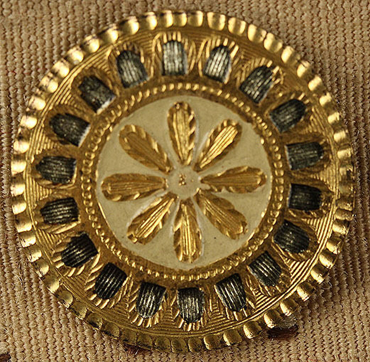 Coat, wool, silk, American or European