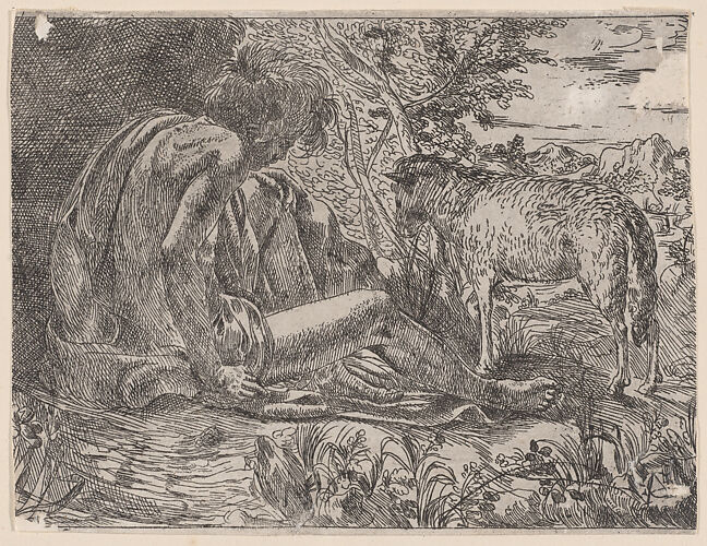 Saint John the Baptist with a lamb