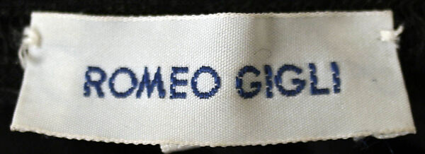 Ensemble, Romeo Gigli (Italian, born 1949), (a) wool; (b,c) synthetic fiber, leather, Italian