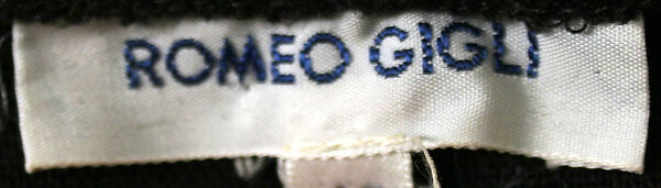 Ensemble, Romeo Gigli (Italian, born 1949), (a) wool, lycra, nylon; (b,c) cotton, leather, Italian