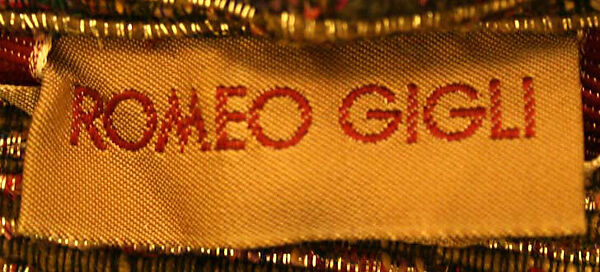 Ensemble, Romeo Gigli (Italian, born 1949), (a) silk, cotton, metal; (b) cotton, synthetic fiber; (c) wool, Italian