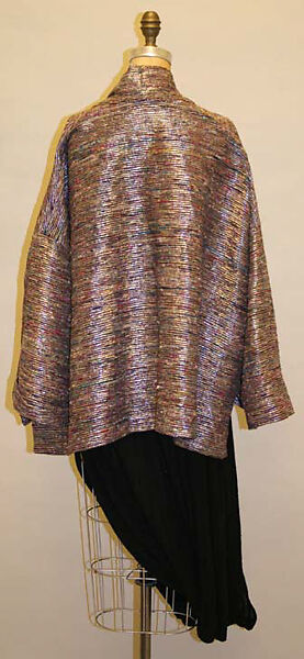 Ensemble, Romeo Gigli (Italian, born 1949), (a) silk, cotton, metal; (b) cotton, synthetic fiber; (c) wool, Italian