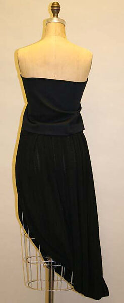 Ensemble, Romeo Gigli (Italian, born 1949), (a) silk, cotton, metal; (b) cotton, synthetic fiber; (c) wool, Italian