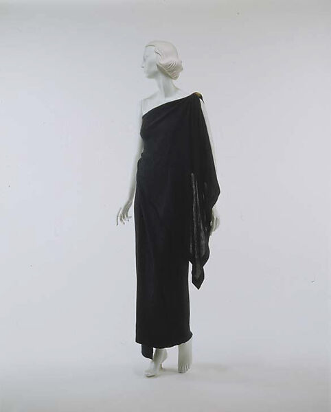 Ensemble, Romeo Gigli (Italian, born 1949), (a) cotton; (b, c) leather, Italian 