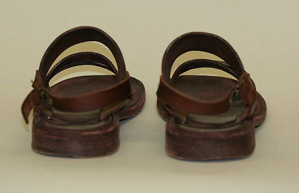 Ensemble, Romeo Gigli (Italian, born 1949), (a) cotton; (b, c) leather, Italian