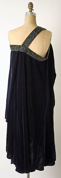 Evening ensemble, Romeo Gigli (Italian, born 1949), (a) silk, beads; (b,c) synthetic fiber, leather, Italian