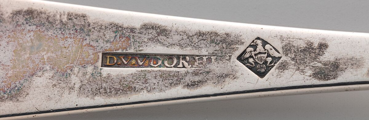 Table Spoon, Daniel Van Voorhis (1751–1824), Silver, American
