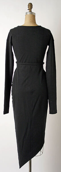 Ensemble, Romeo Gigli (Italian, born 1949), (a) wool, spandex; (b,c) suede, elastic, leather, Italian