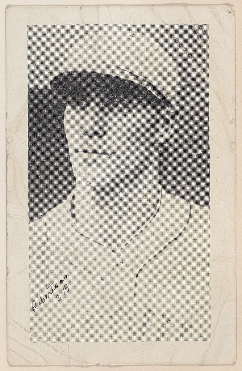 Robertson, 3 B, from Baseball strip cards (W575-2), Commercial photolithograph 
