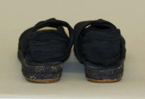 Ensemble, Romeo Gigli (Italian, born 1949), (a) rayon; (b) synthetic fiber; (c, d) cotton, jute, rubber, Italian