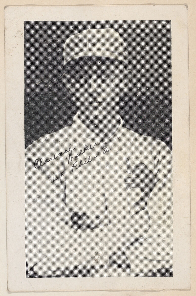 Clarence Walker, L.F. Phil - A., from Baseball strip cards (W575-2), Commercial photolithograph 