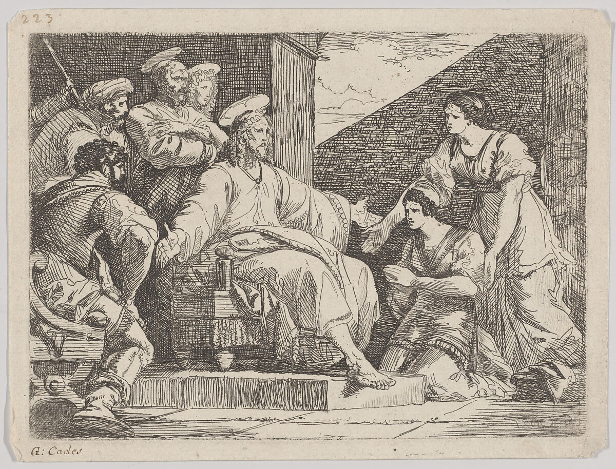 Giuseppe Cades | Christ seated preaching | The Metropolitan Museum of Art