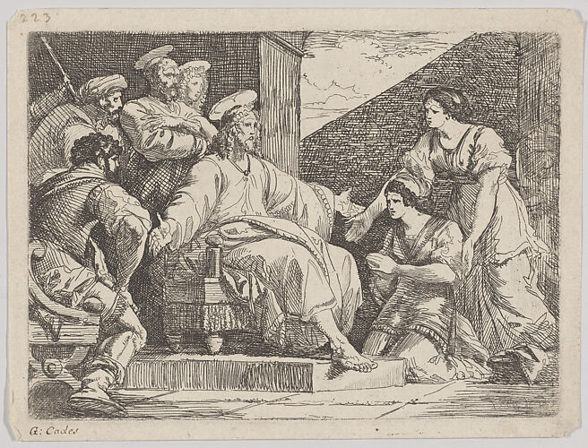 Christ seated preaching