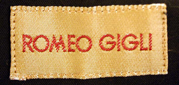 Ensemble, Romeo Gigli (Italian, born 1949), (a) cotton; (b) wool, polyester; (c,d) suede, Italian