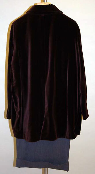 Ensemble, Romeo Gigli (Italian, born 1949), (a) cotton; (b) wool, polyester; (c,d) suede, Italian