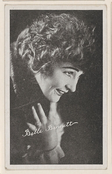 Belle Bennett from Kromo Gravure "Leading Moving Picture Stars" (W623), Kromo Gravure Photo Company, Detroit, Michigan, Commercial photolithograph 
